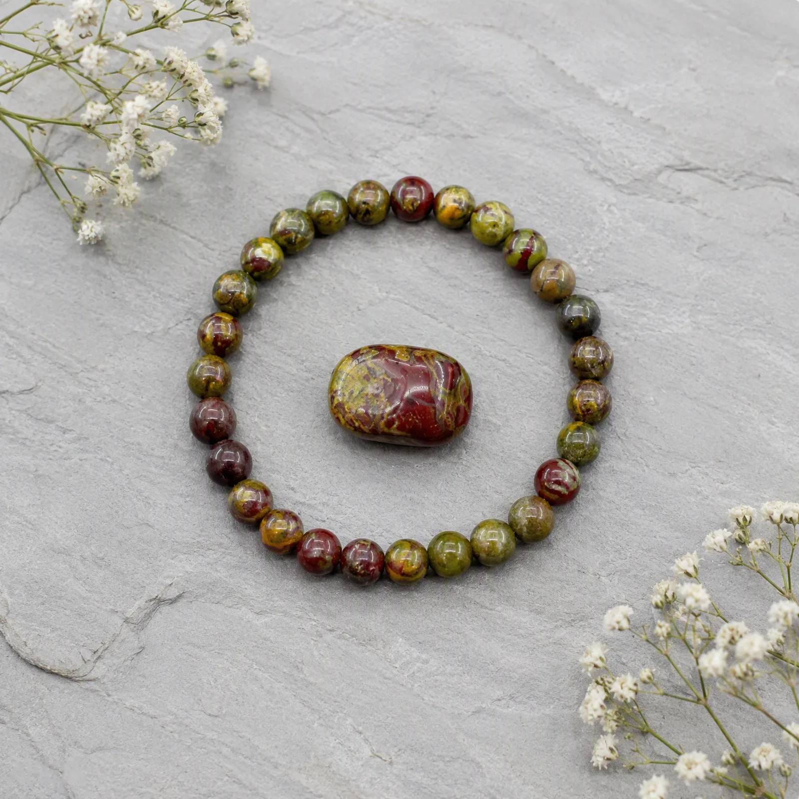Lapis Lazuli & Strawberry Quartz & Ruby Zoisite Beaded Bracelet — Lapis Lazuli, Strawberry Quartz, Ruby Zoisite bracelets