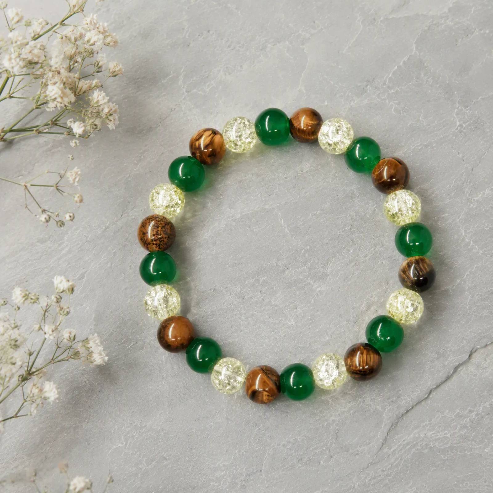 Tiger Eye Beaded Bracelet — Tiger Eye bracelets