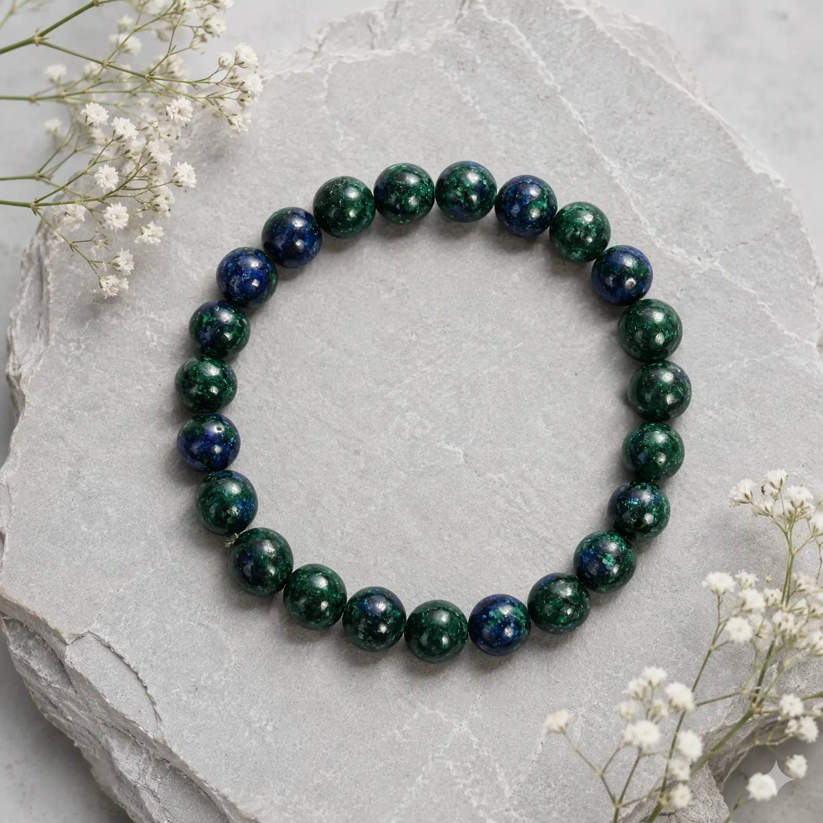 Lapis Lazuli Beaded Bracelet — Handmade — Lapis Lazuli bracelets