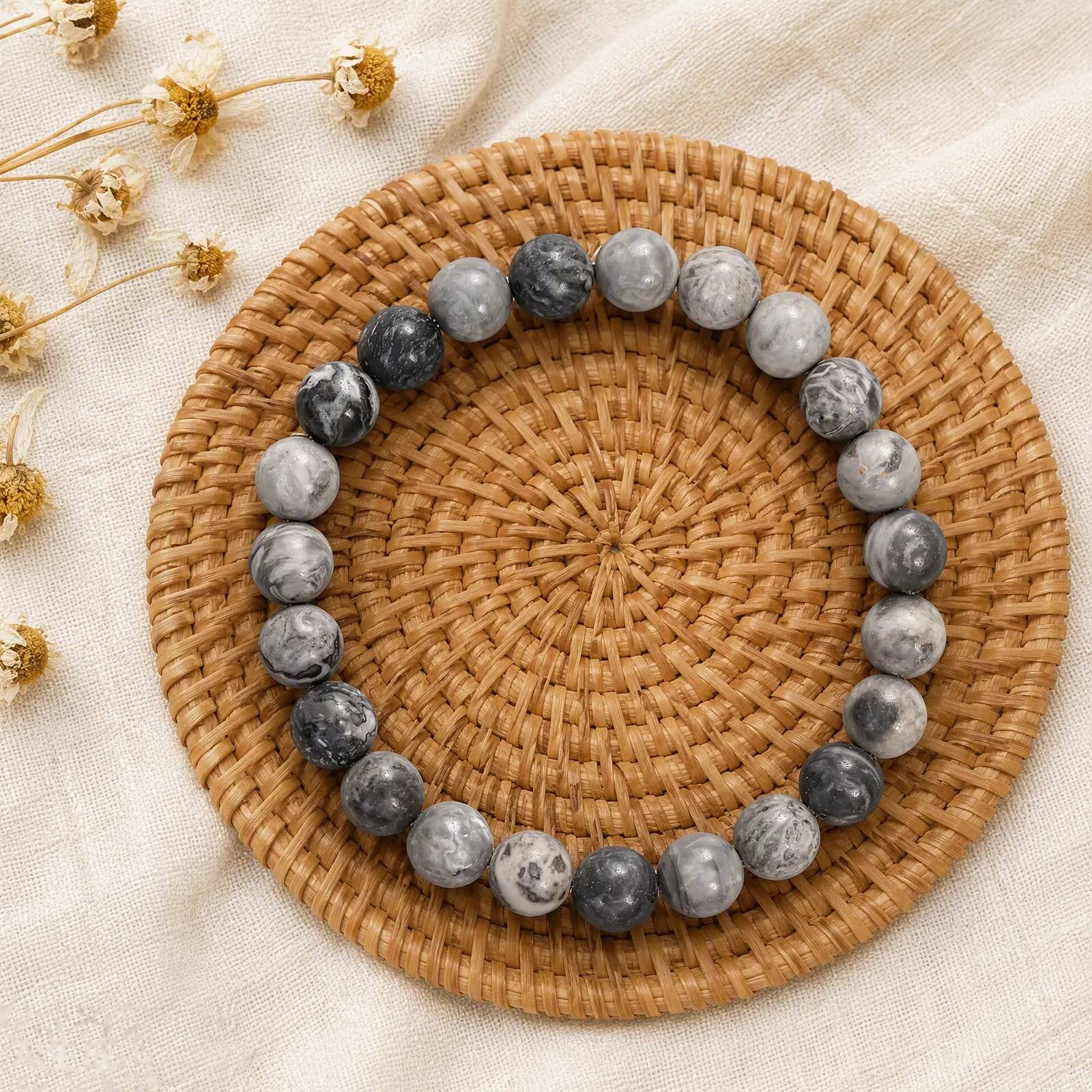 Picasso Stone & Picture Stone Beaded Bracelet — Picasso Stone, Picture Stone bracelets