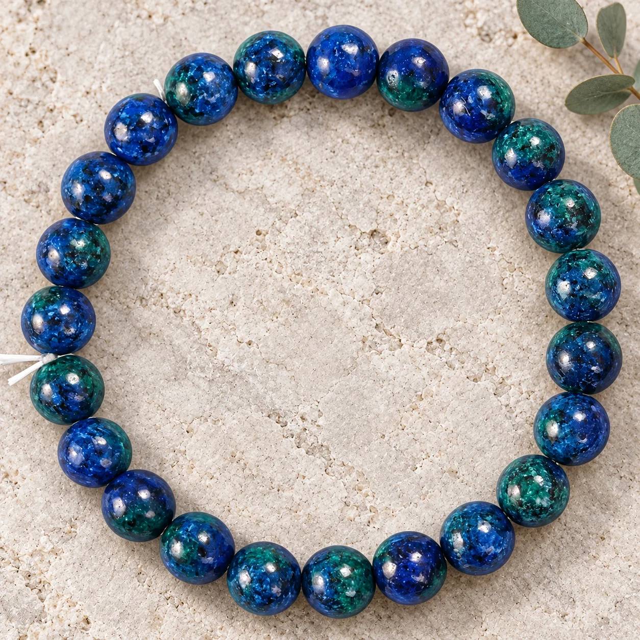 Lapis Lazuli Beaded Bracelet — Lapis Lazuli bracelets