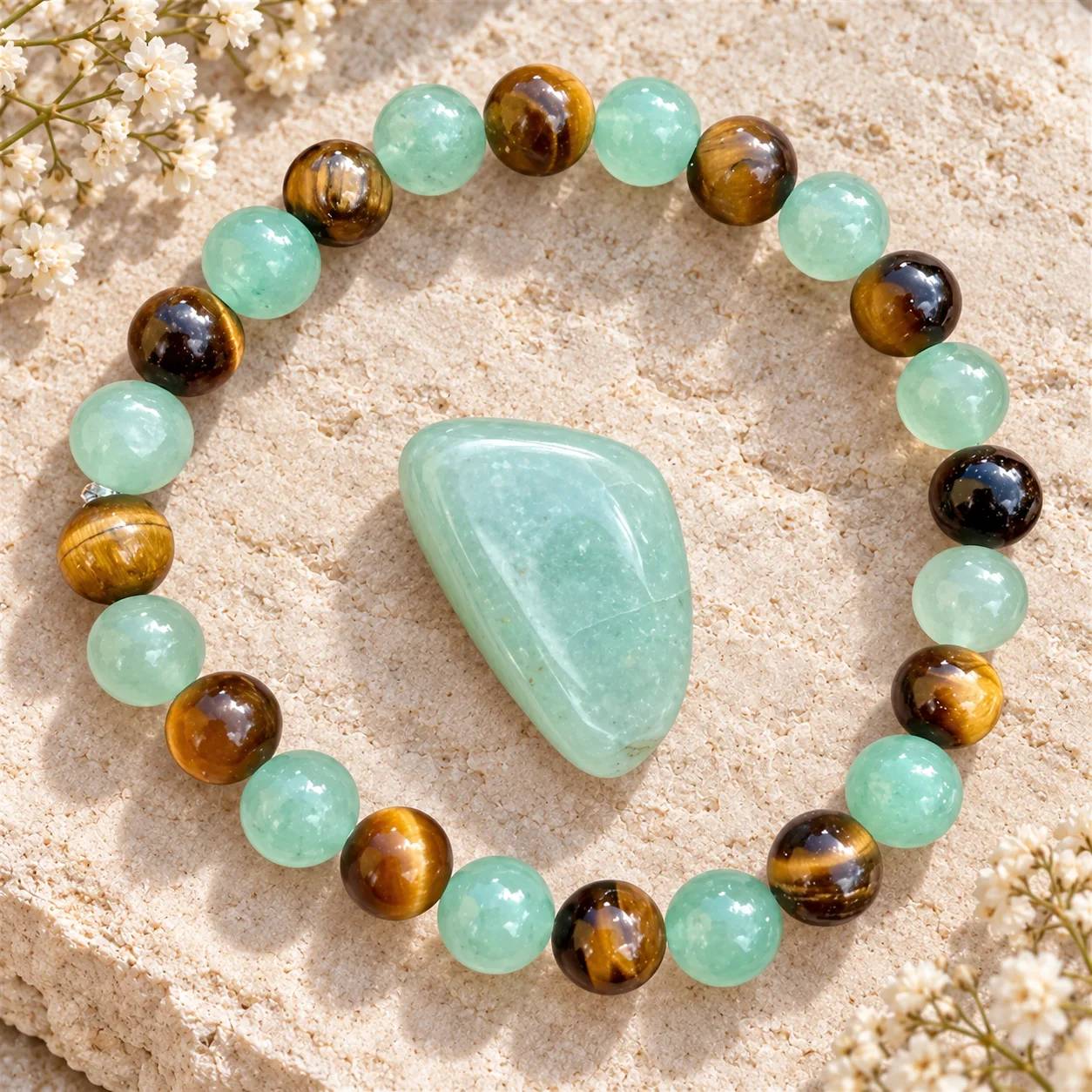 Tiger Eye Beaded Bracelet — Abundance — Tiger Eye bracelets