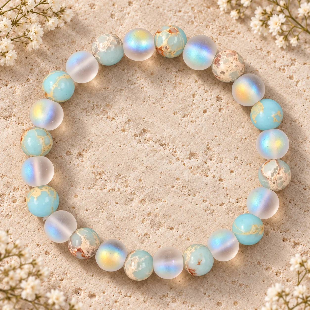 Shoushan Stone Beaded Bracelet — Shoushan Stone bracelets