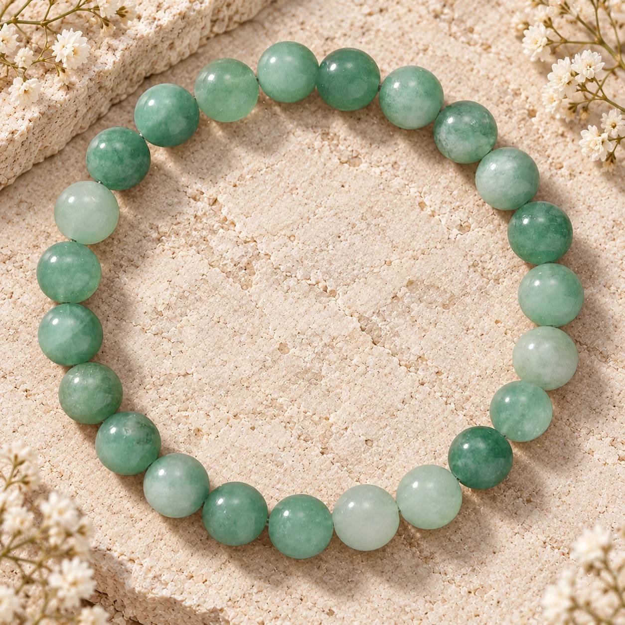 Jade Beaded Bracelet — Jade bracelets