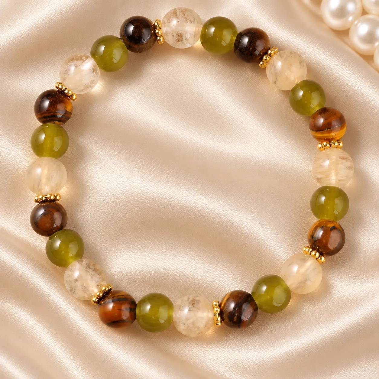 Citrine Beaded Bracelet — Abundance — Citrine bracelets