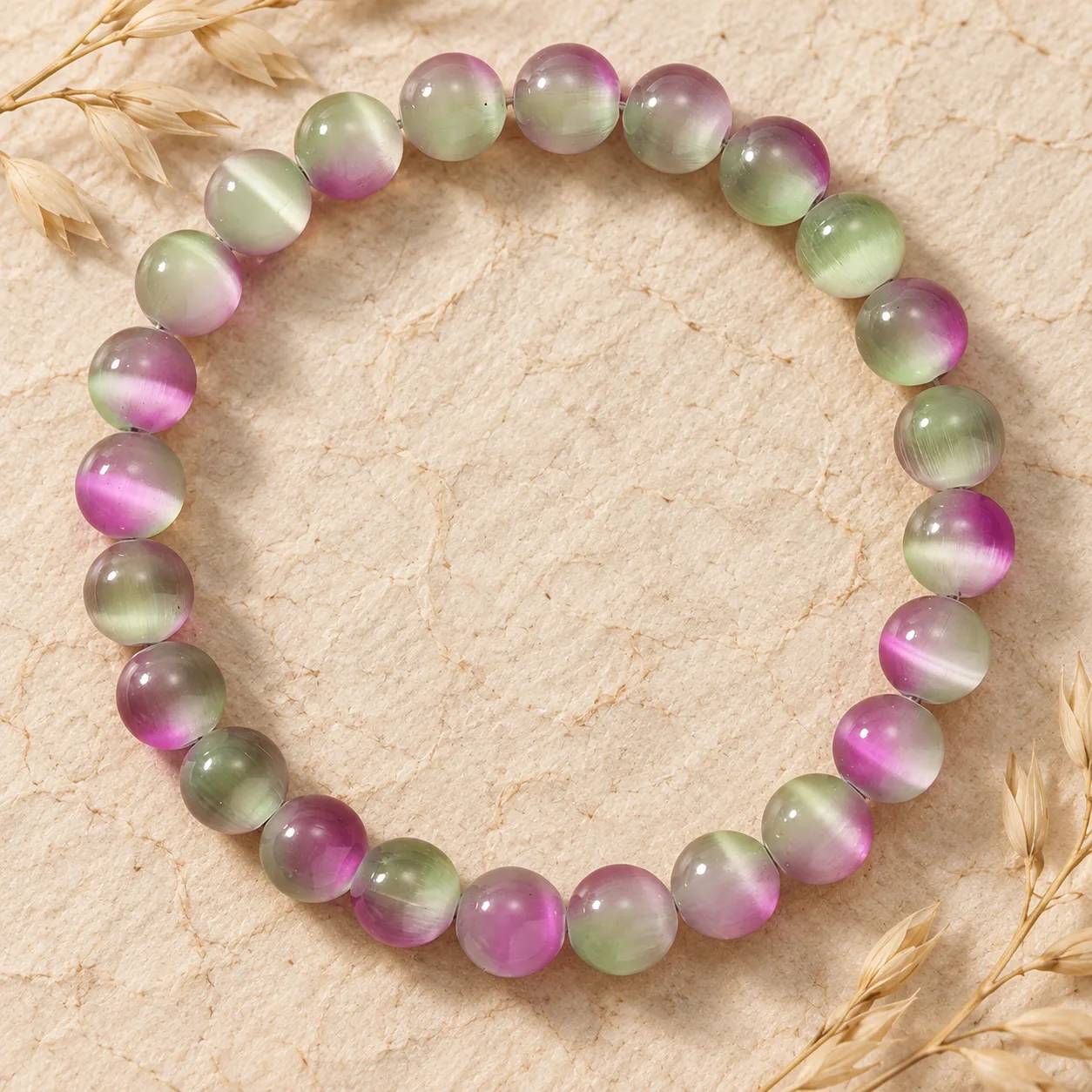 Cat's Eye Beaded Bracelet — Handmade — Cat's Eye bracelets