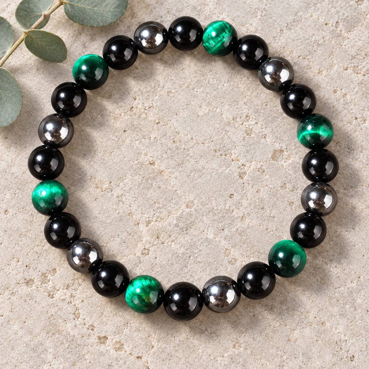 Hematite Beaded Bracelet — Hematite bracelets