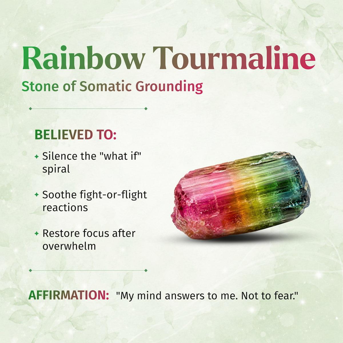 The Spiral Breaker — Rainbow Tourmaline view 2