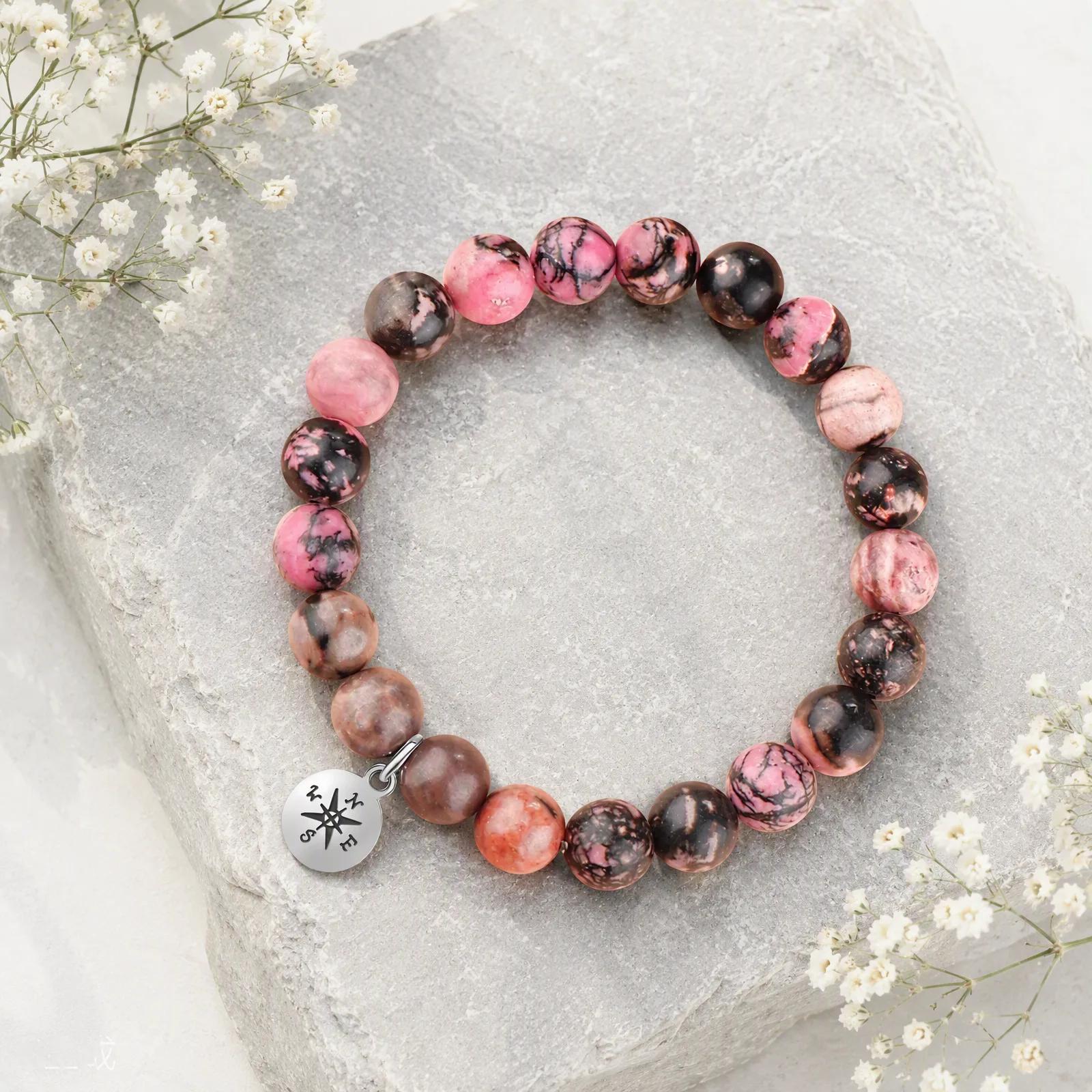 Emperor Stone Beaded Bracelet — Compass Graduation Gift view 3
