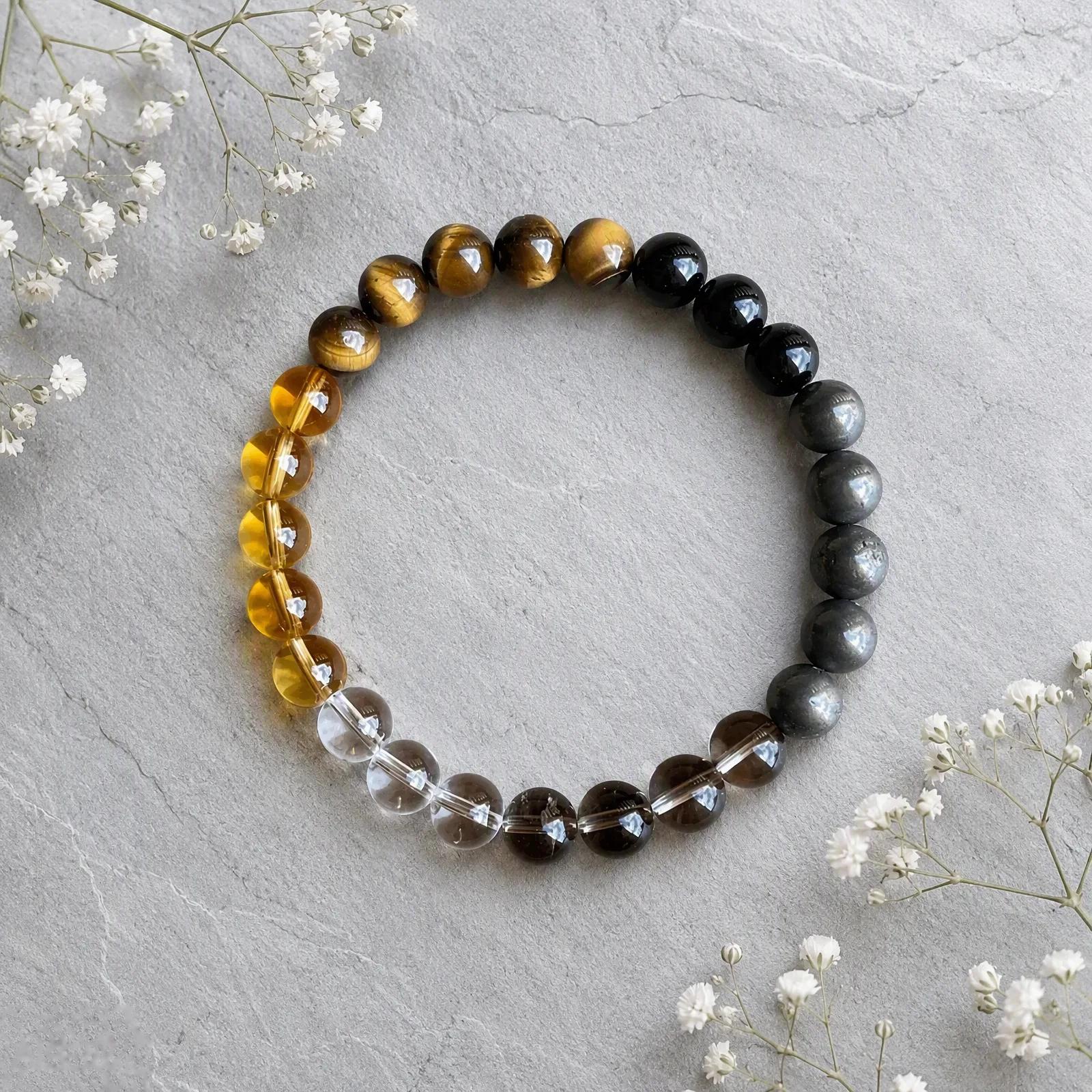 Natural Stone Beaded Bracelet view 2