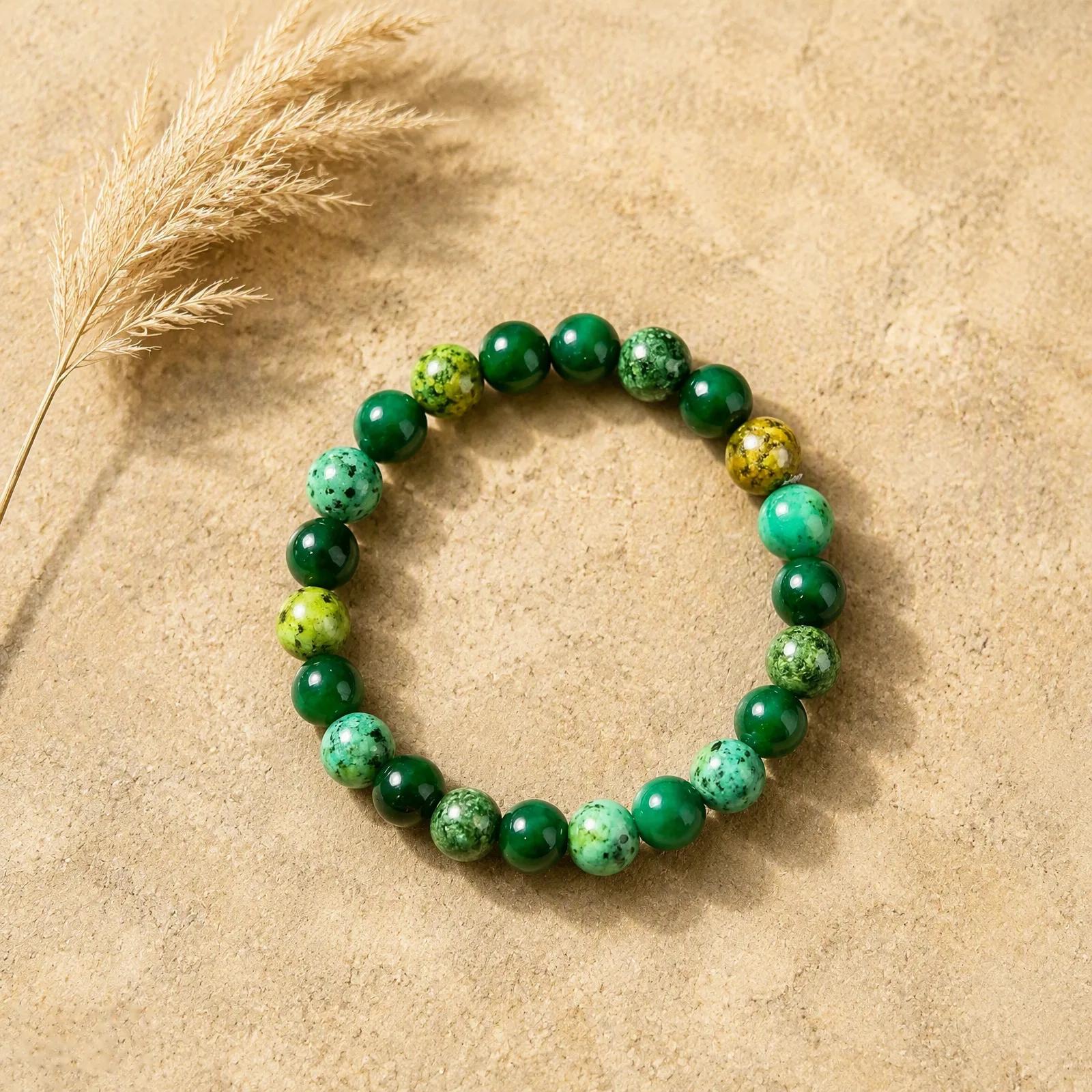 Natural Stone Beaded Bracelet view 3