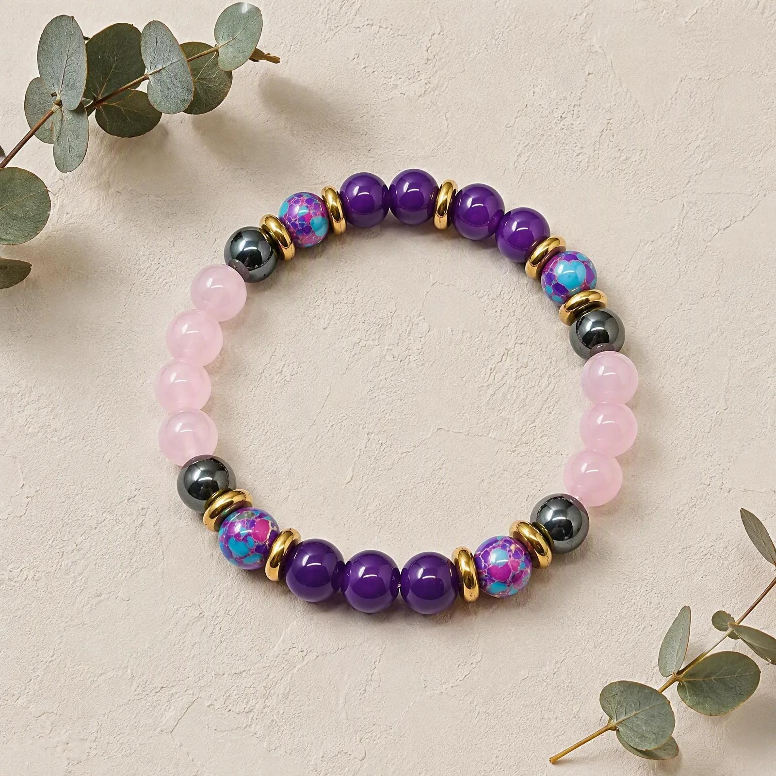 Emperor Turquoise Beaded Bracelet view 3
