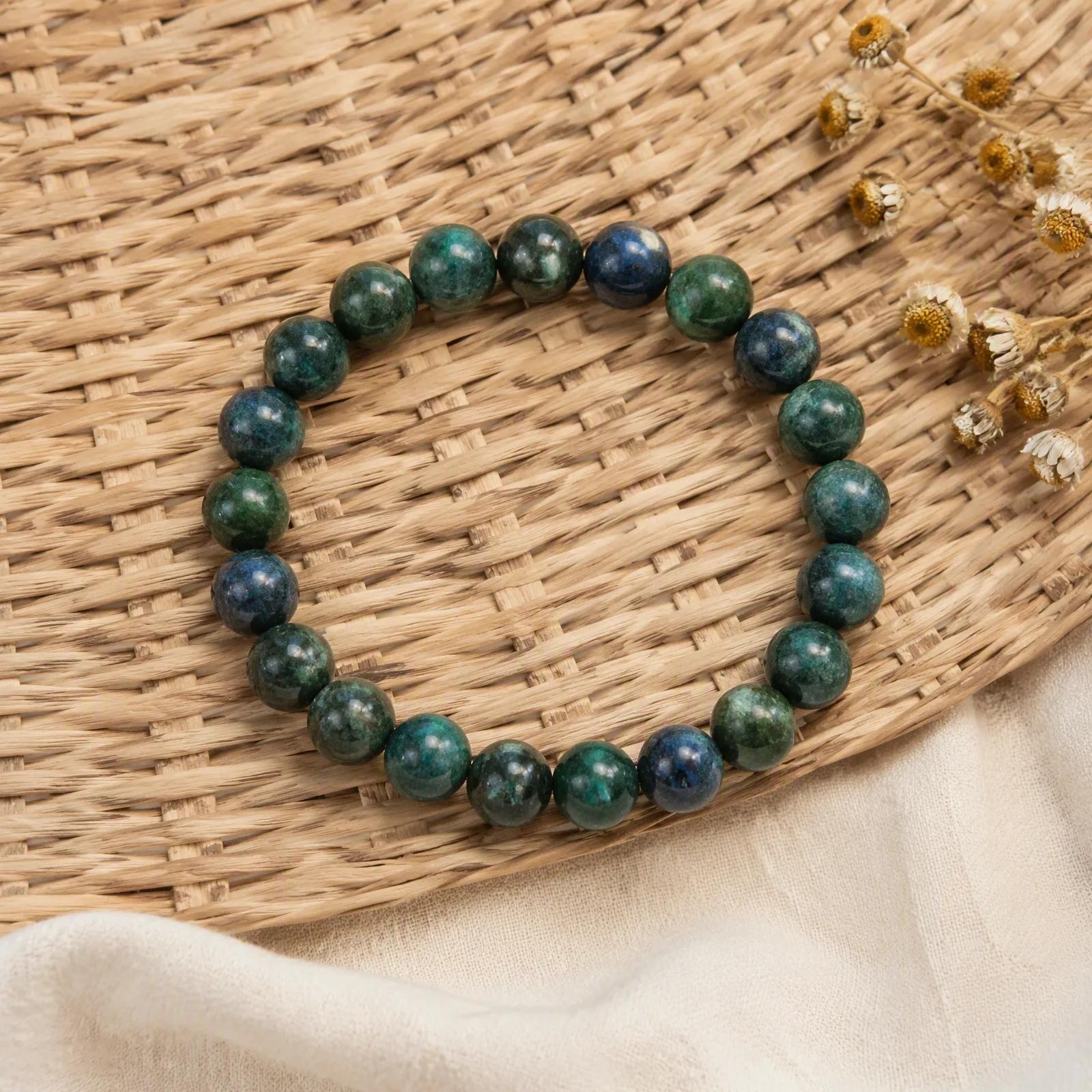Lapis Lazuli Beaded Bracelet — Handmade view 3