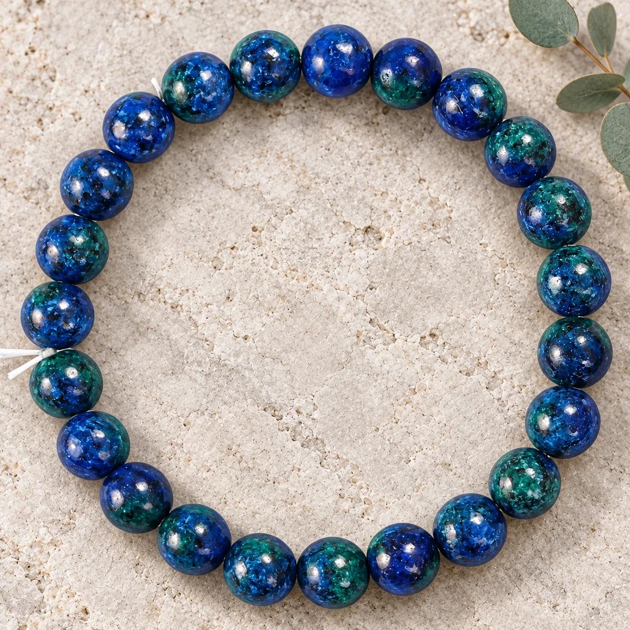 Lapis Lazuli Beaded Bracelet view 1
