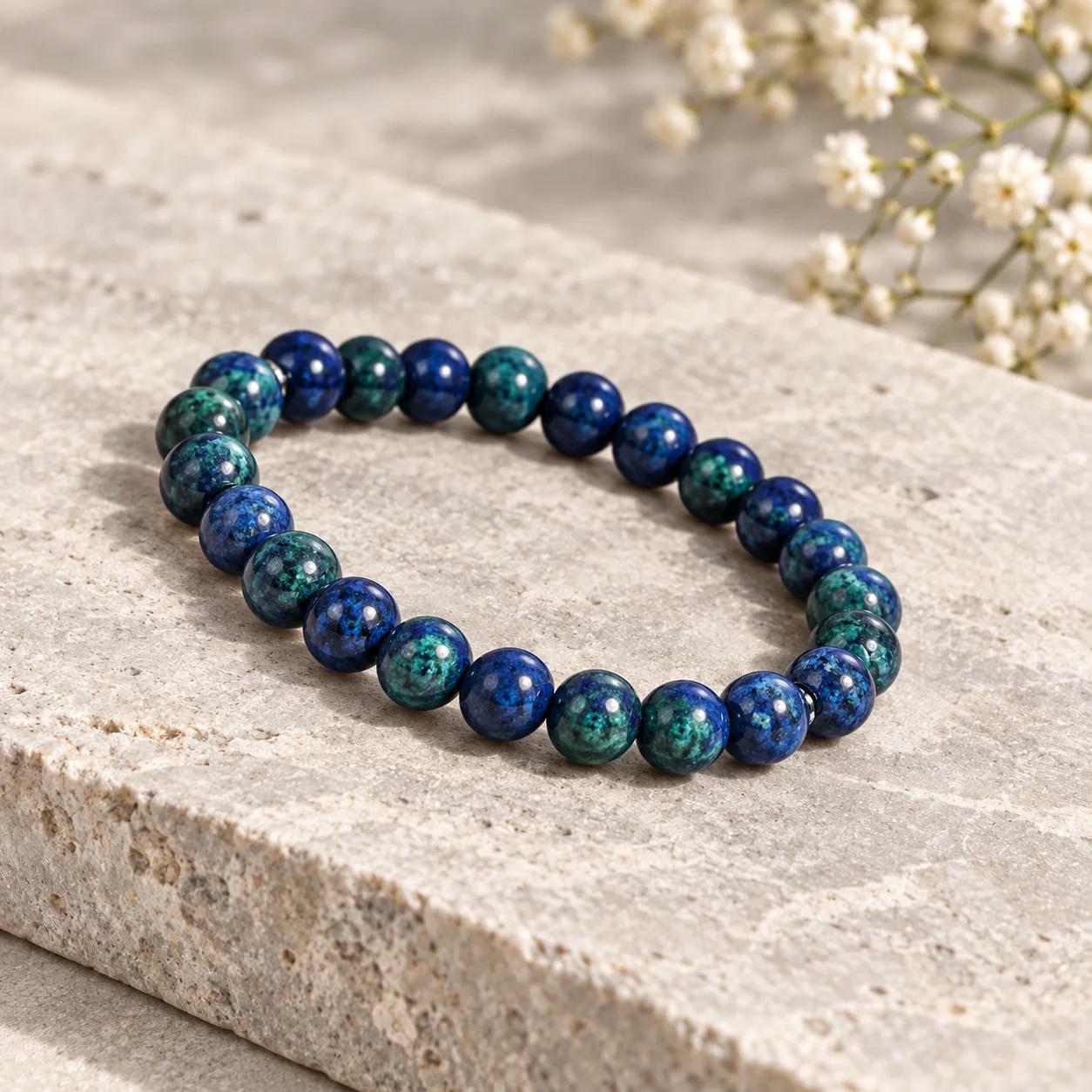 Lapis Lazuli Beaded Bracelet view 2