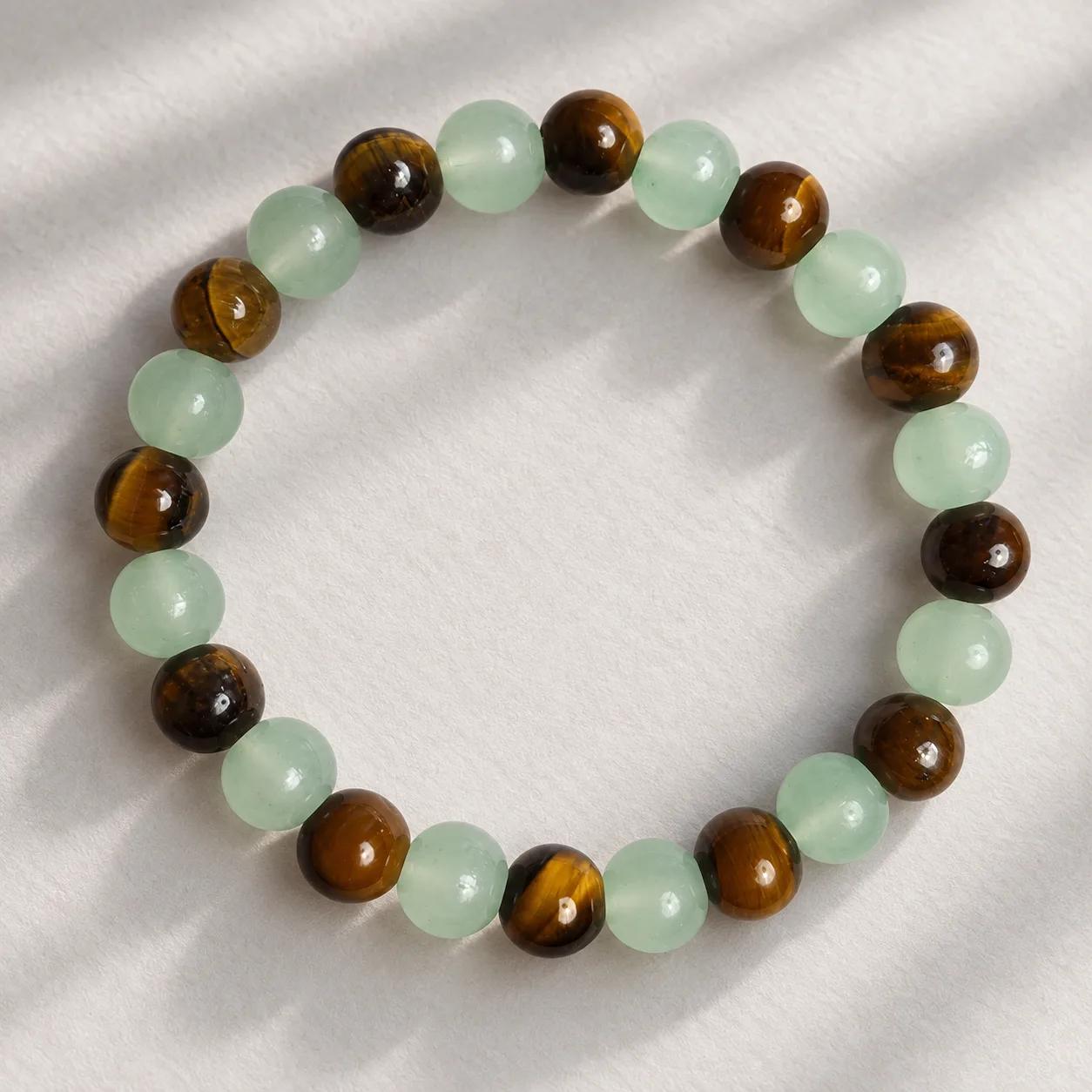 Tiger Eye Beaded Bracelet — Abundance view 2
