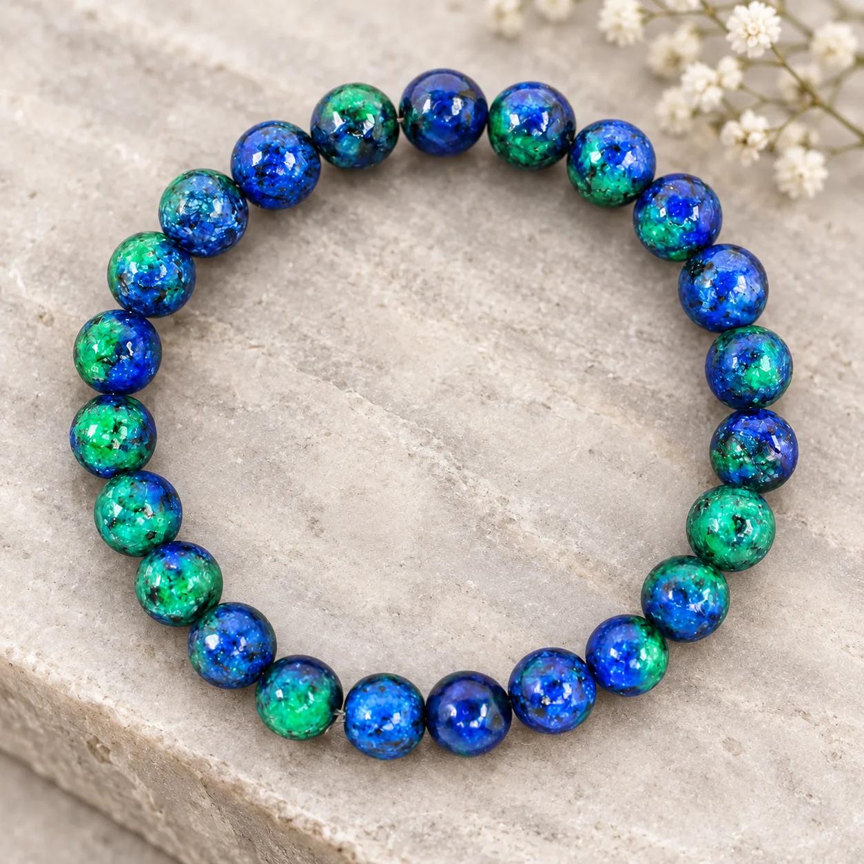 Lapis Lazuli Beaded Bracelet view 2