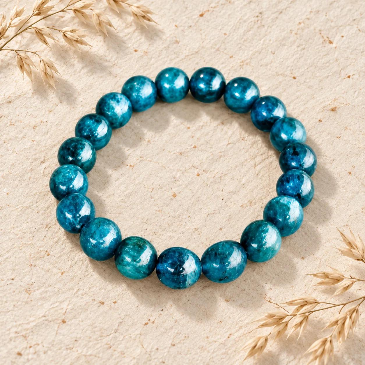 The Brighter Future Bracelet — Apatite — genuine Apatite crystal, Imported origin