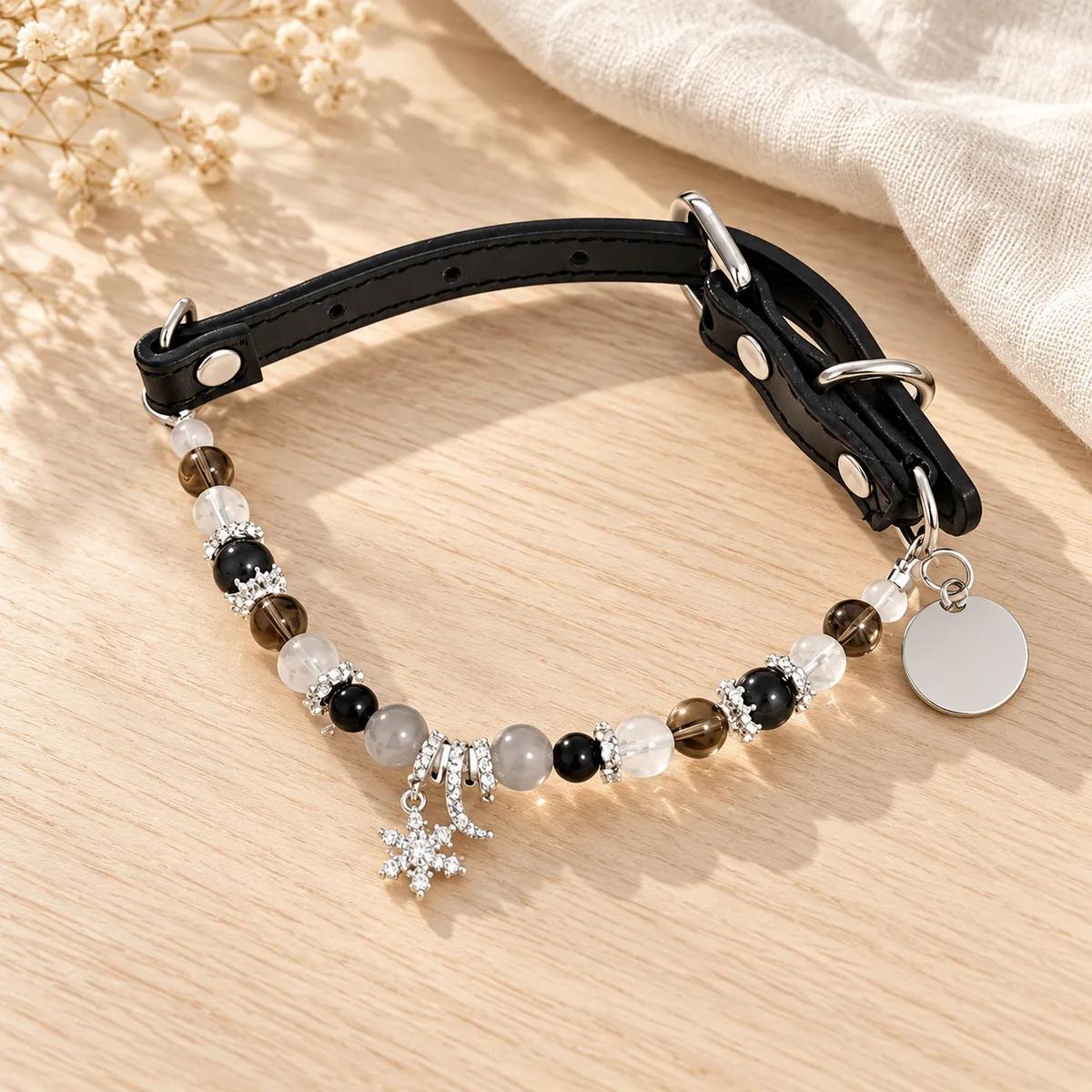 Midnight Crystal Pet Collar view 2