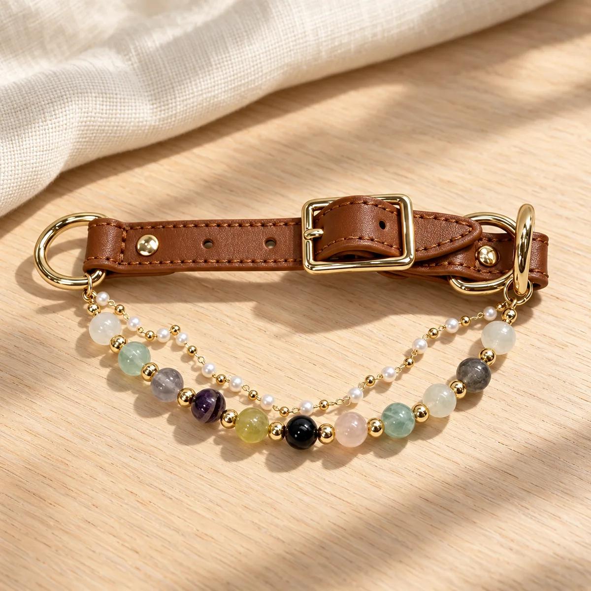 Multicolor Double-Layer Pet Collar view 2