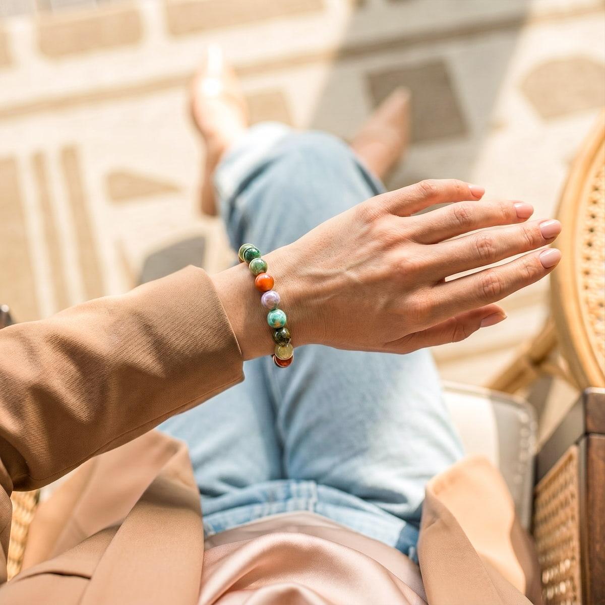 The Energy Bracelet — Indian Agate view 2